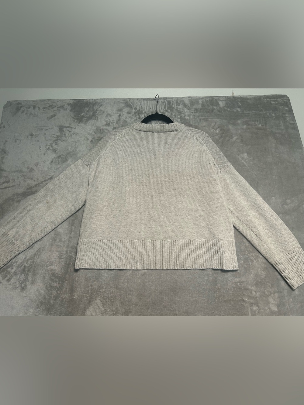 Everlane Crew Neck Knit Sweater Women’s Small Gray Cozy - Picture 2 of 7